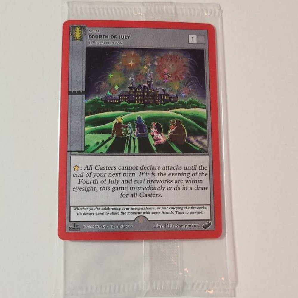 MetaZoo Fourth of July 2022 1st Edition Promo SEALED 4th of July Exclusive
